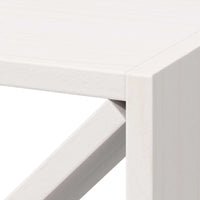 Portabottiglie 4 pcs Bianco 62 x 25 x 62 cm Pino massello 893317