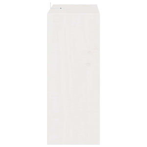 Portabottiglie 4 pcs Bianco 62 x 25 x 62 cm Pino massello 893317