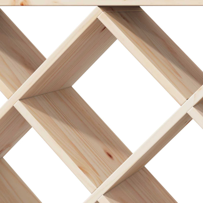 Portabottiglie 2 pcs Naturale 62 x 25 x 62 cm Pino massello 893318