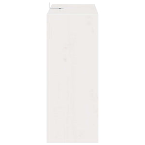 Portabottiglie 2 pcs Bianco 62 x 25 x 62 cm Pino massello 893319