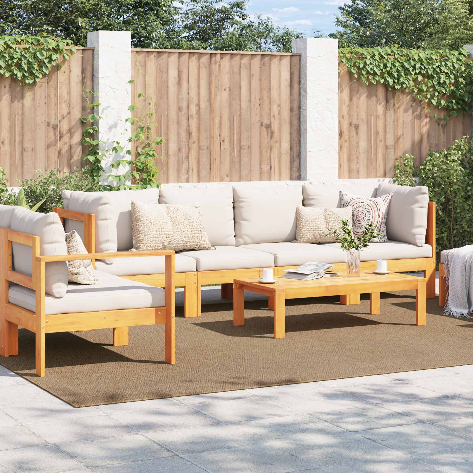 Tappeti per area Rettangolare Naturale 340 x 240 cm 42022527