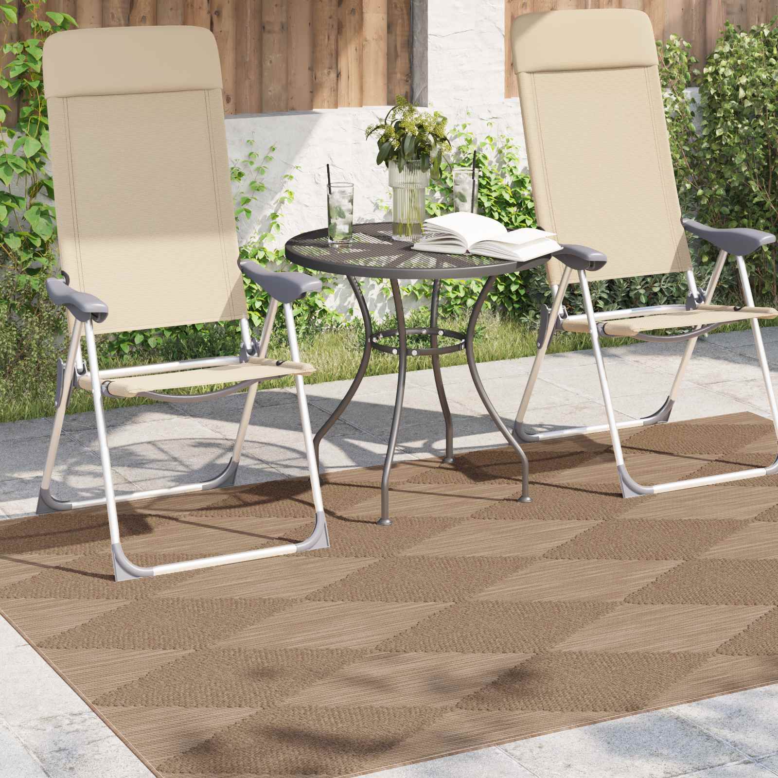 Tappeti per area Rettangolare Naturale 200 x 140 cm 42022550