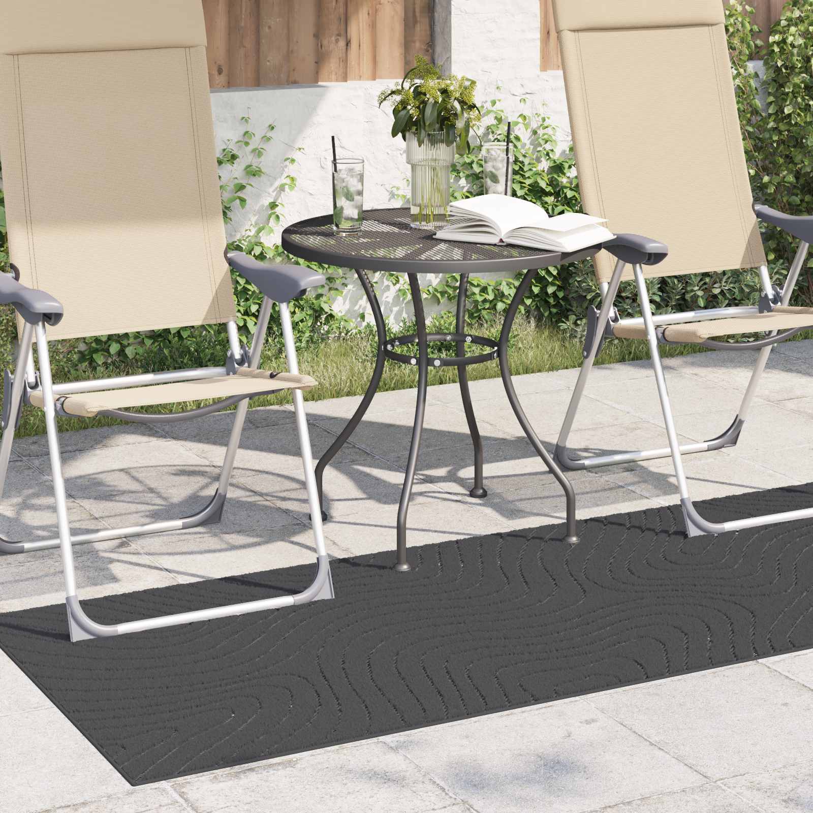 Tappeti per area Rettangolare Antracite 200 x 80 cm 42022662
