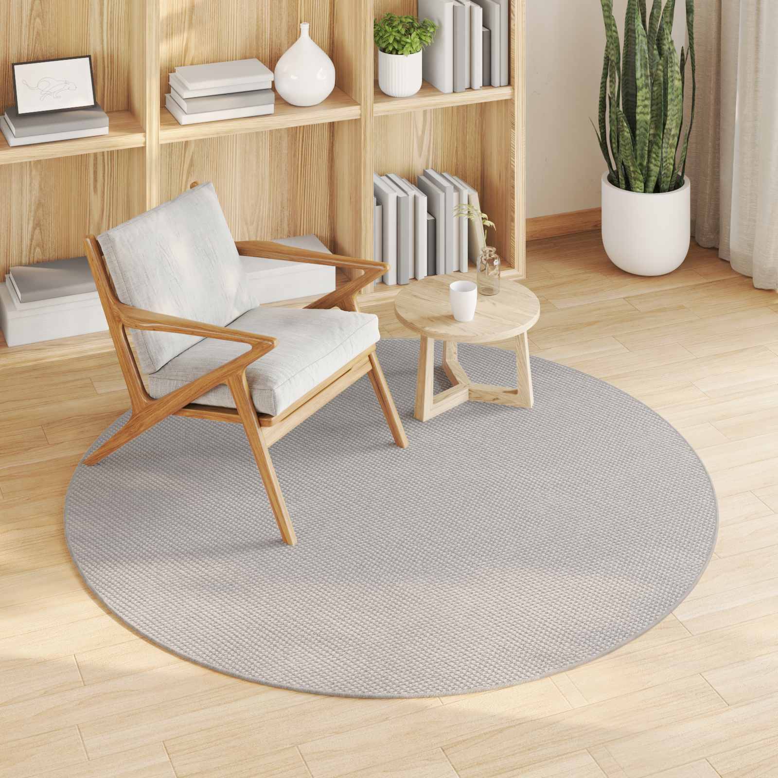 Tappeti per area Rotondo Crema Ø 120 CM 42022684