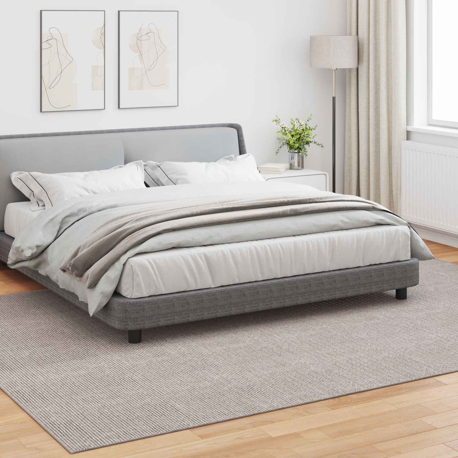 Tappeti per area Rettangolare Crema e Taupe 280 x 200 cm 42022705