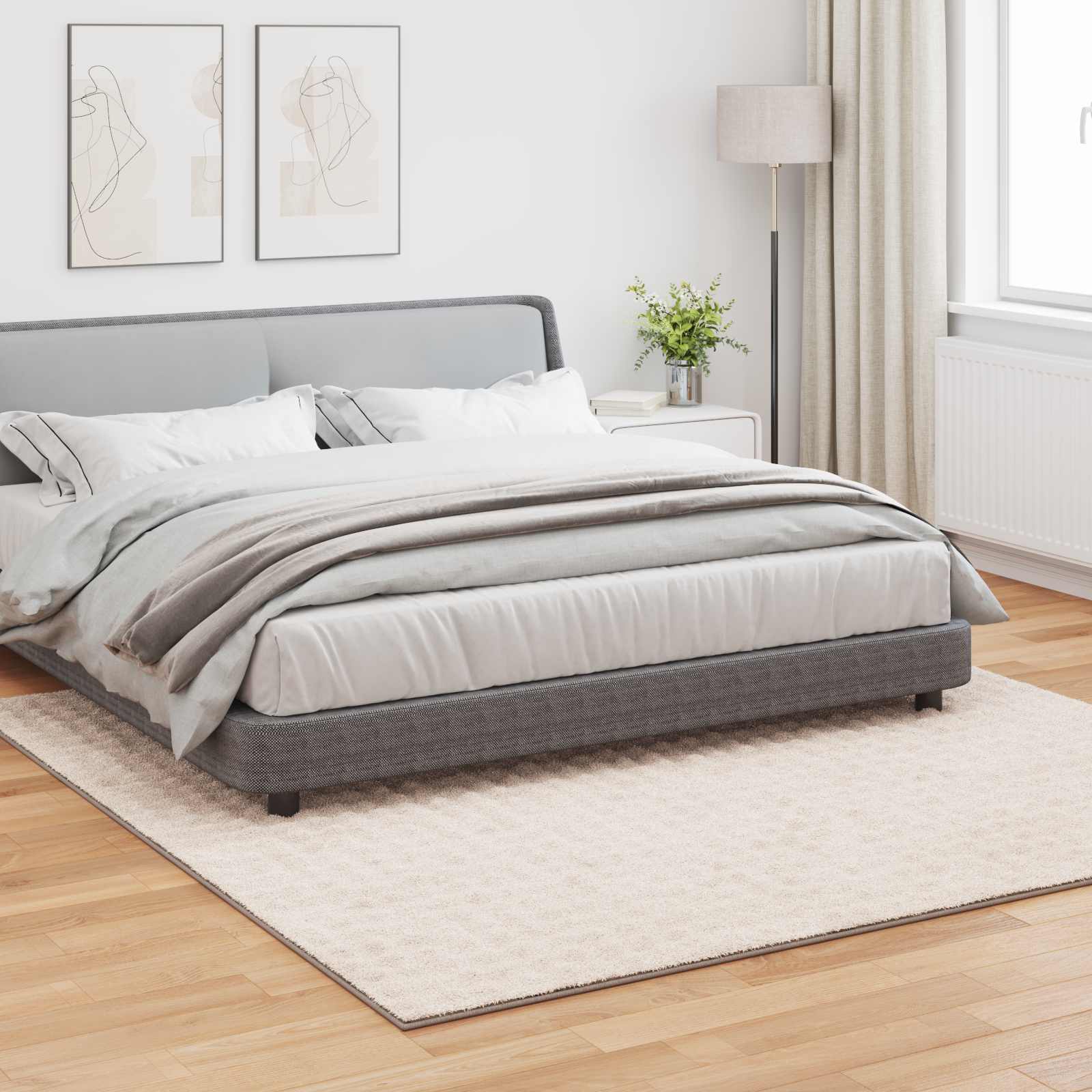 Tappeti per area Quadrato Beige 240 x 240 cm 42022748
