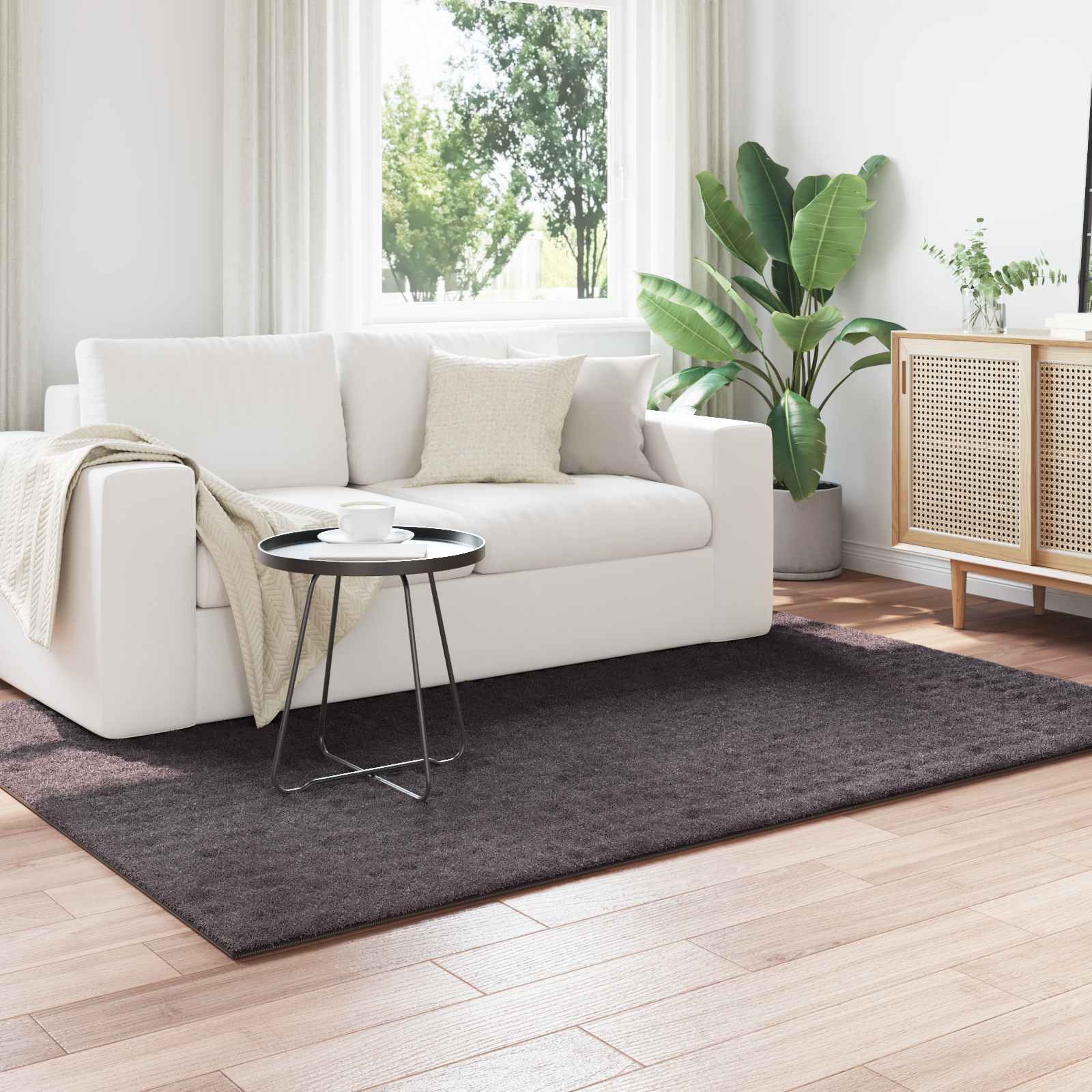 Tappeti per area Rettangolare Antracite 230 x 160 cm 42022782