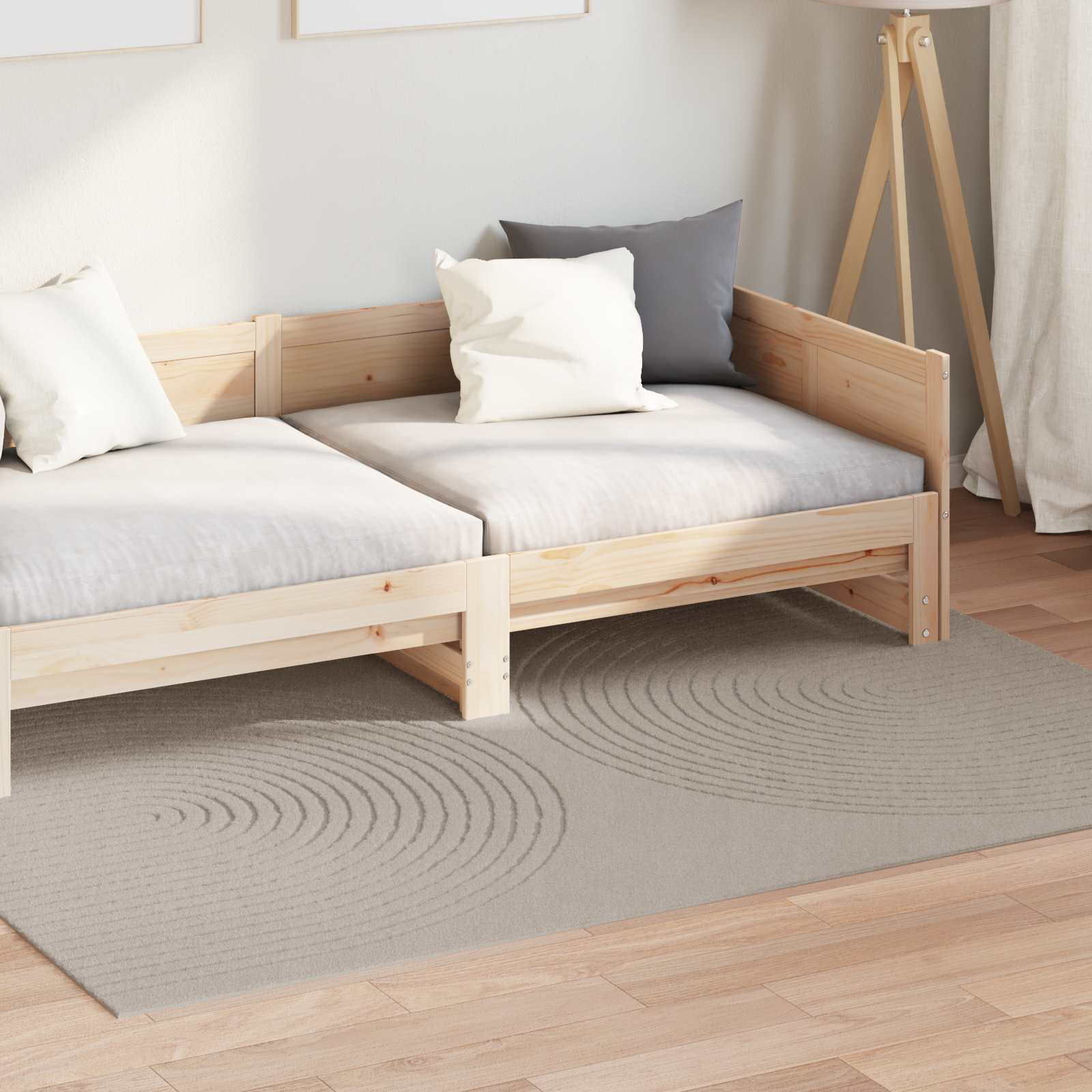 Tappeti per area Rettangolare Beige 170 x 120 cm 42022806