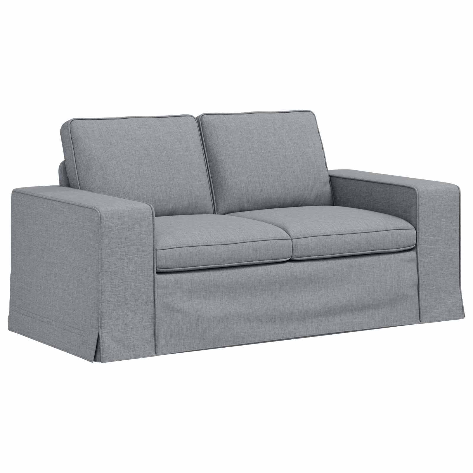 Divano 2 pcs Grigio chiaro Metallo 3407500
