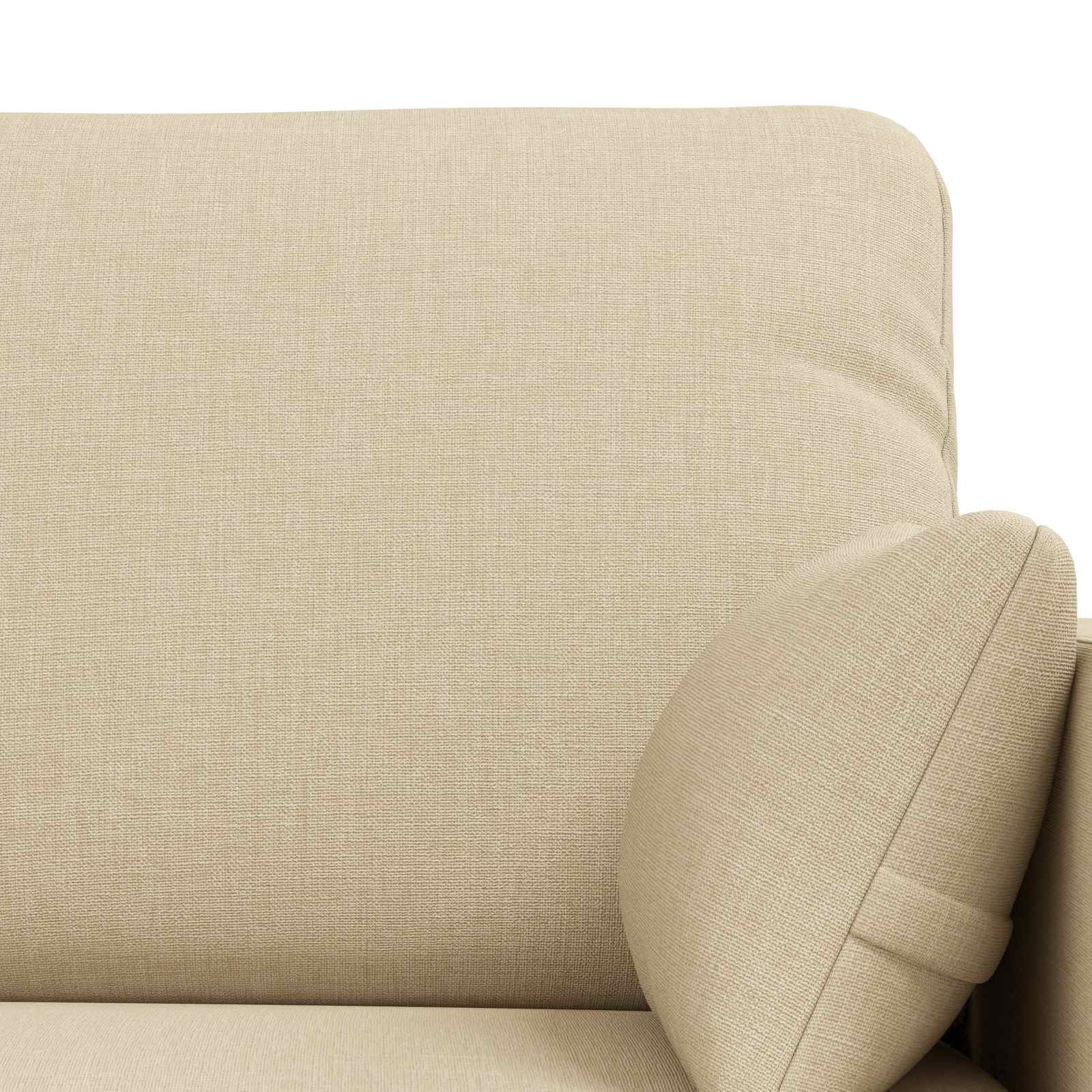 Divano 2 pcs Crema Metallo 3407542