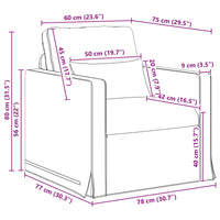 Divano 2 pcs Crema Metallo 3407542