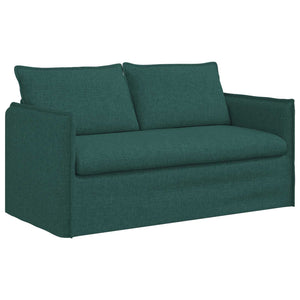 Divano 140cm 2 pcs Verde Scuro Metallo 3407570