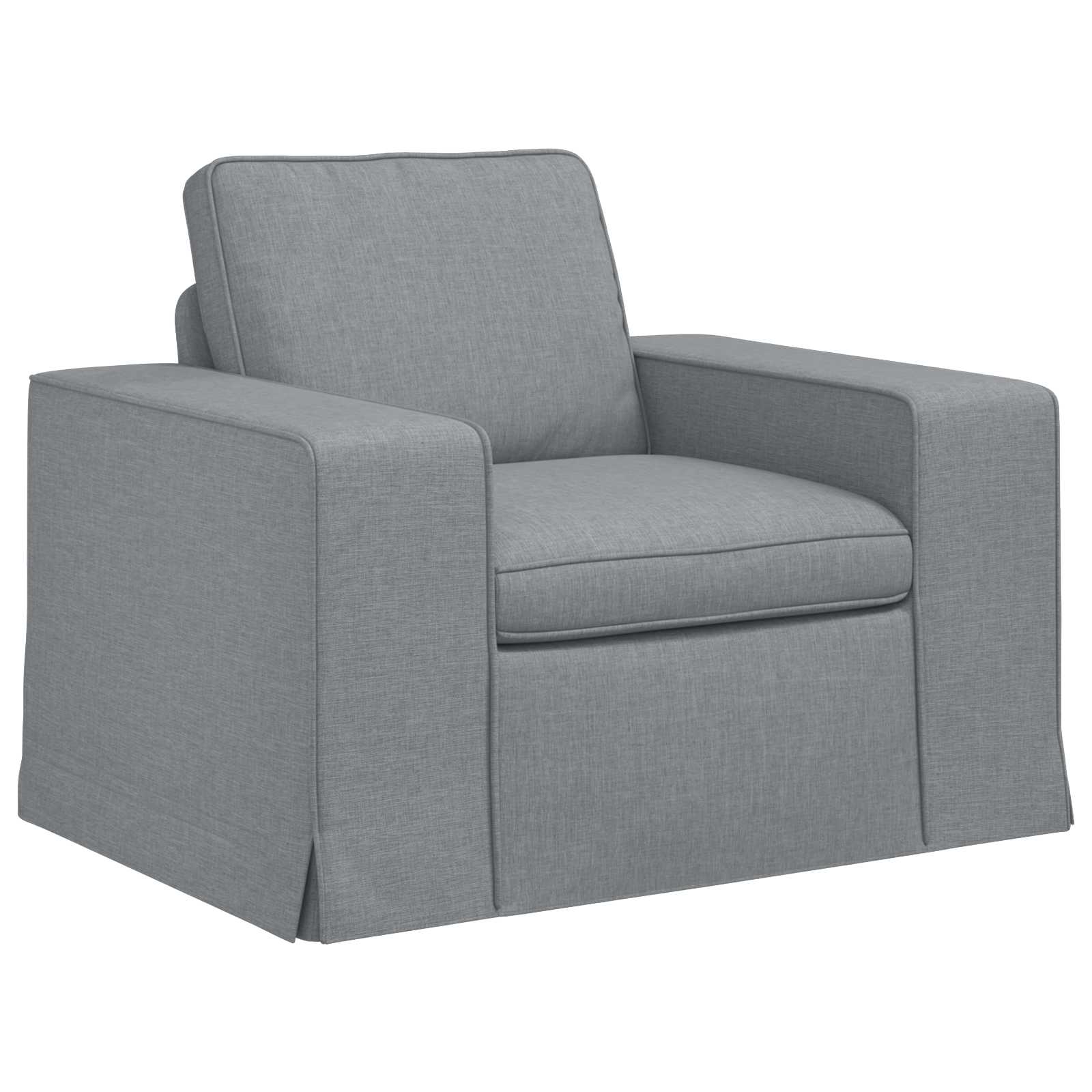 Divano 2 pcs Grigio chiaro Metallo 3407588