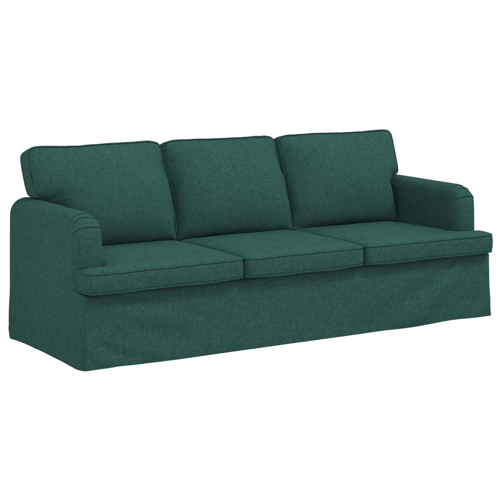 Divano 180cm 2 pcs Verde Scuro Metallo 3407607