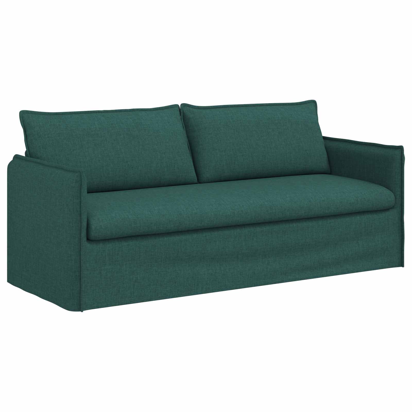 Divano 180cm 2 pcs Verde Scuro Metallo 3407614