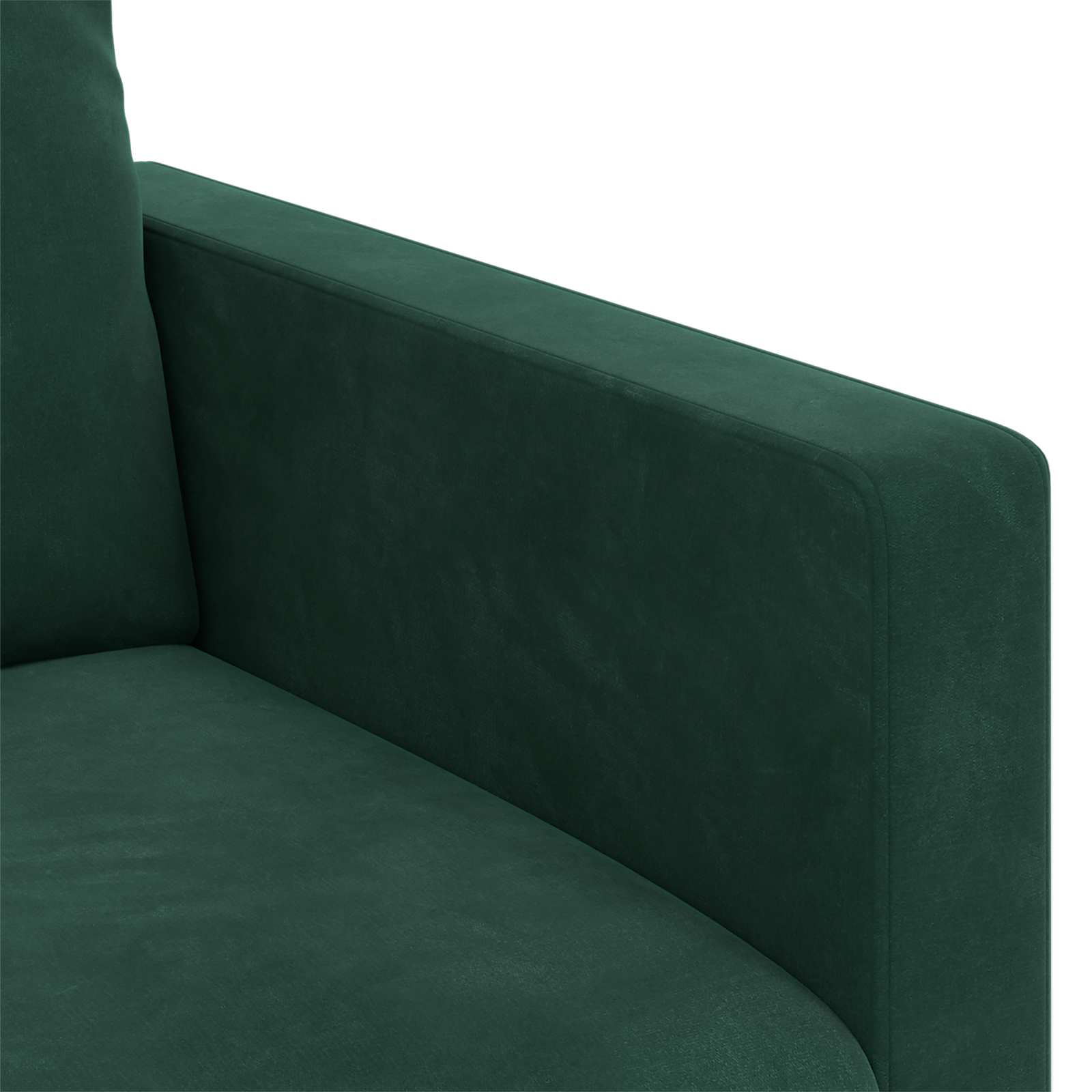 Divano 2 pcs Verde Scuro 228 x 78 x 80 cm Velluto 3407627