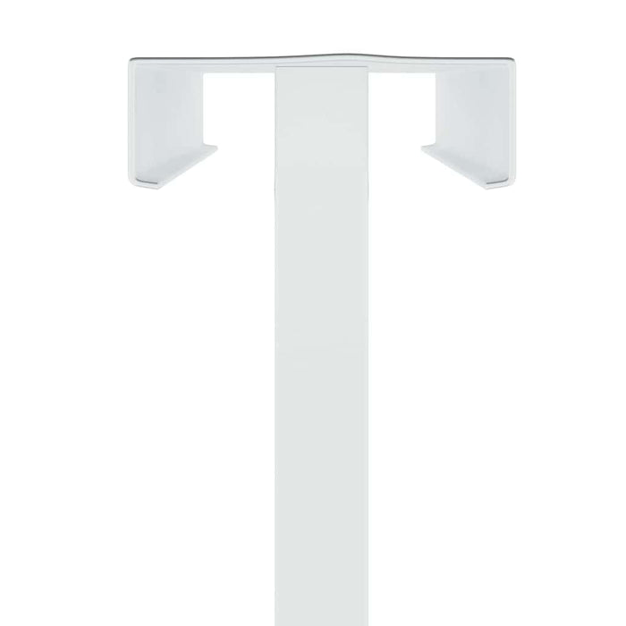 Espositori per Fiere 2 pcs Bianco 30 x 24 x 208 cm Ferro 3407635