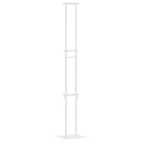 Espositori per Fiere 2 pcs Bianco 30 x 24 x 208 cm Ferro 3407635