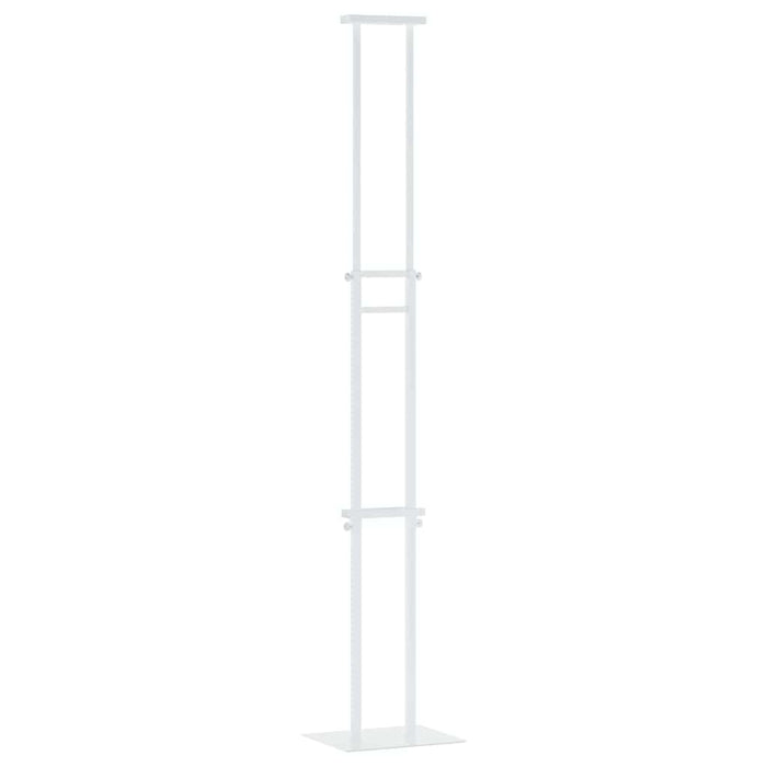 Espositori per Fiere 2 pcs Bianco 30 x 24 x 208 cm Ferro 3407635