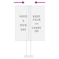 Espositori per Fiere 2 pcs Bianco 30 x 24 x 208 cm Ferro 3407635