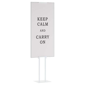 Espositori per Fiere 2 pcs Bianco 30 x 24 x 208 cm Ferro 3407635