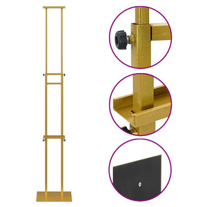 Espositori per Fiere 2 pcs Oro 30 x 24 x 208 cm Ferro 3407636