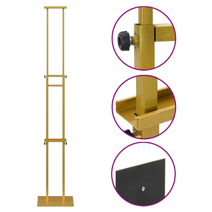 Espositori per Fiere 2 pcs Oro 30 x 24 x 208 cm Ferro 3407636