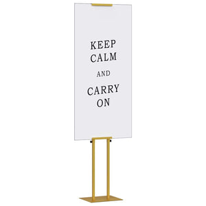 Espositori per Fiere 2 pcs Oro 30 x 24 x 208 cm Ferro 3407636