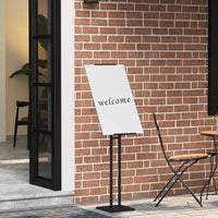 Espositori per Fiere 2 pcs Nero 26.5 x 26.5 x 127 cm Ferro 3407637