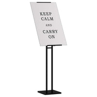 Espositori per Fiere 2 pcs Nero 26.5 x 26.5 x 127 cm Ferro 3407637