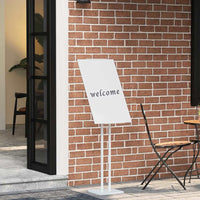 Espositori per Fiere 2 pcs Bianco 26.5 x 26.5 x 127 cm Ferro 3407638