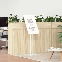 Espositori per Fiere 2 pcs Bianco 26.5 x 26.5 x 127 cm Ferro 3407638