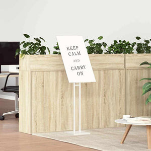 Espositori per Fiere 2 pcs Bianco 26.5 x 26.5 x 127 cm Ferro 3407638