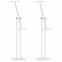 Espositori per Fiere 2 pcs Bianco 26.5 x 26.5 x 127 cm Ferro 3407638