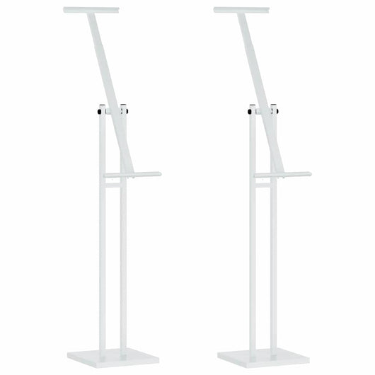 Espositori per Fiere 2 pcs Bianco 26.5 x 26.5 x 127 cm Ferro 3407638