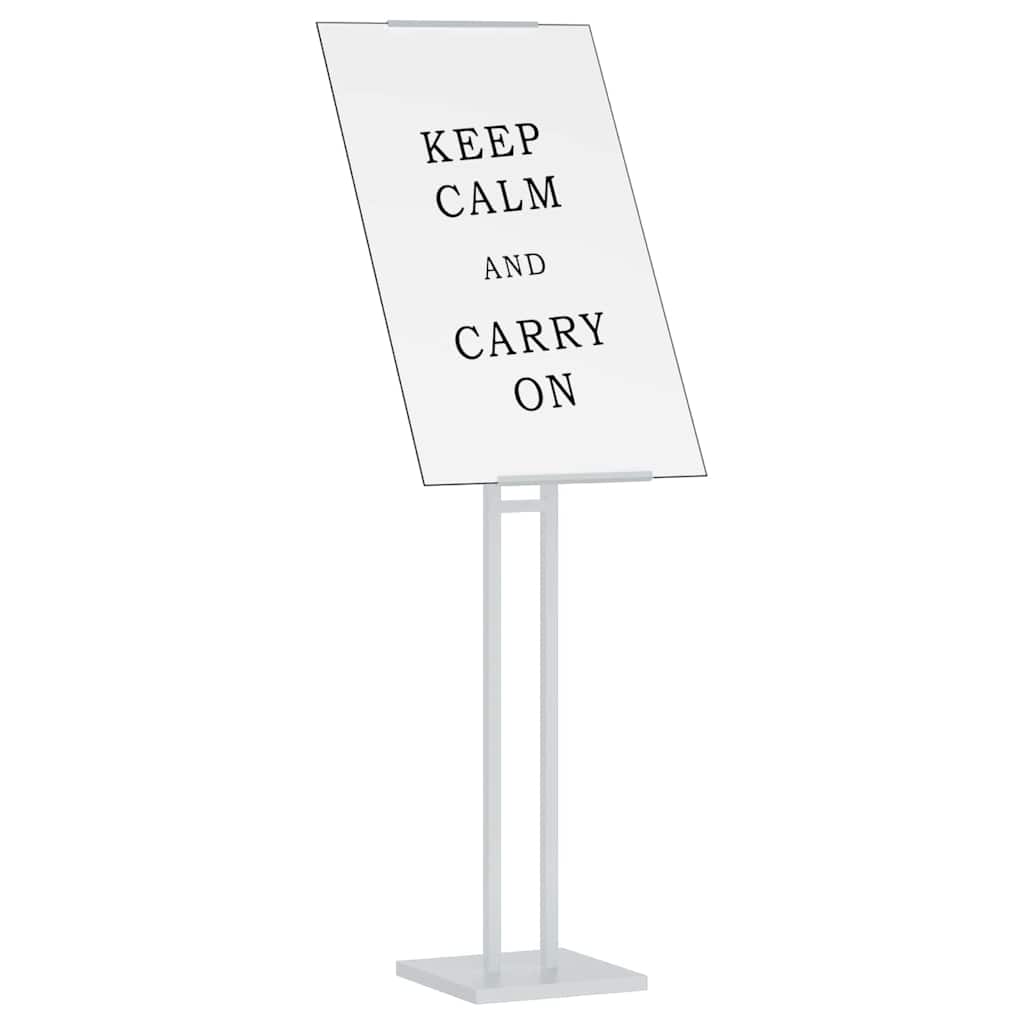 Espositori per Fiere 2 pcs Bianco 26.5 x 26.5 x 127 cm Ferro 3407638