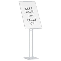 Espositori per Fiere 2 pcs Bianco 26.5 x 26.5 x 127 cm Ferro 3407638