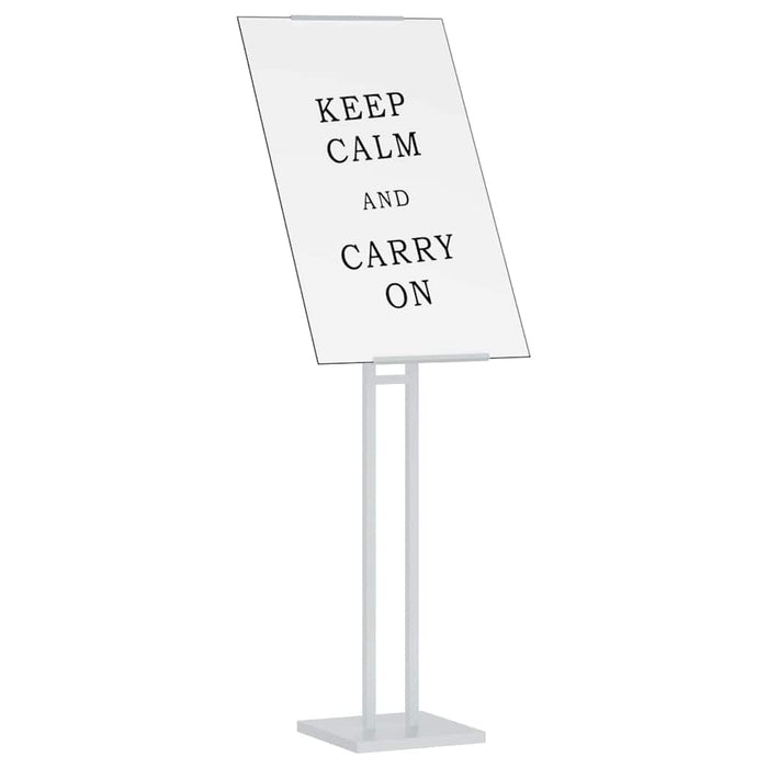 Espositori per Fiere 2 pcs Bianco 26.5 x 26.5 x 127 cm Ferro 3407638