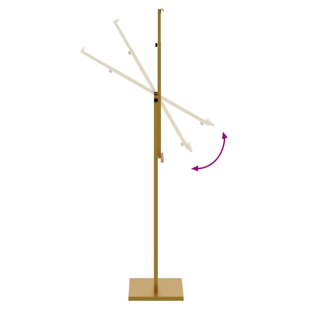 Espositori per Fiere 2 pcs Oro 26.5 x 26.5 x 127 cm Ferro 3407639