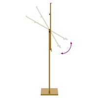 Espositori per Fiere 2 pcs Oro 26.5 x 26.5 x 127 cm Ferro 3407639