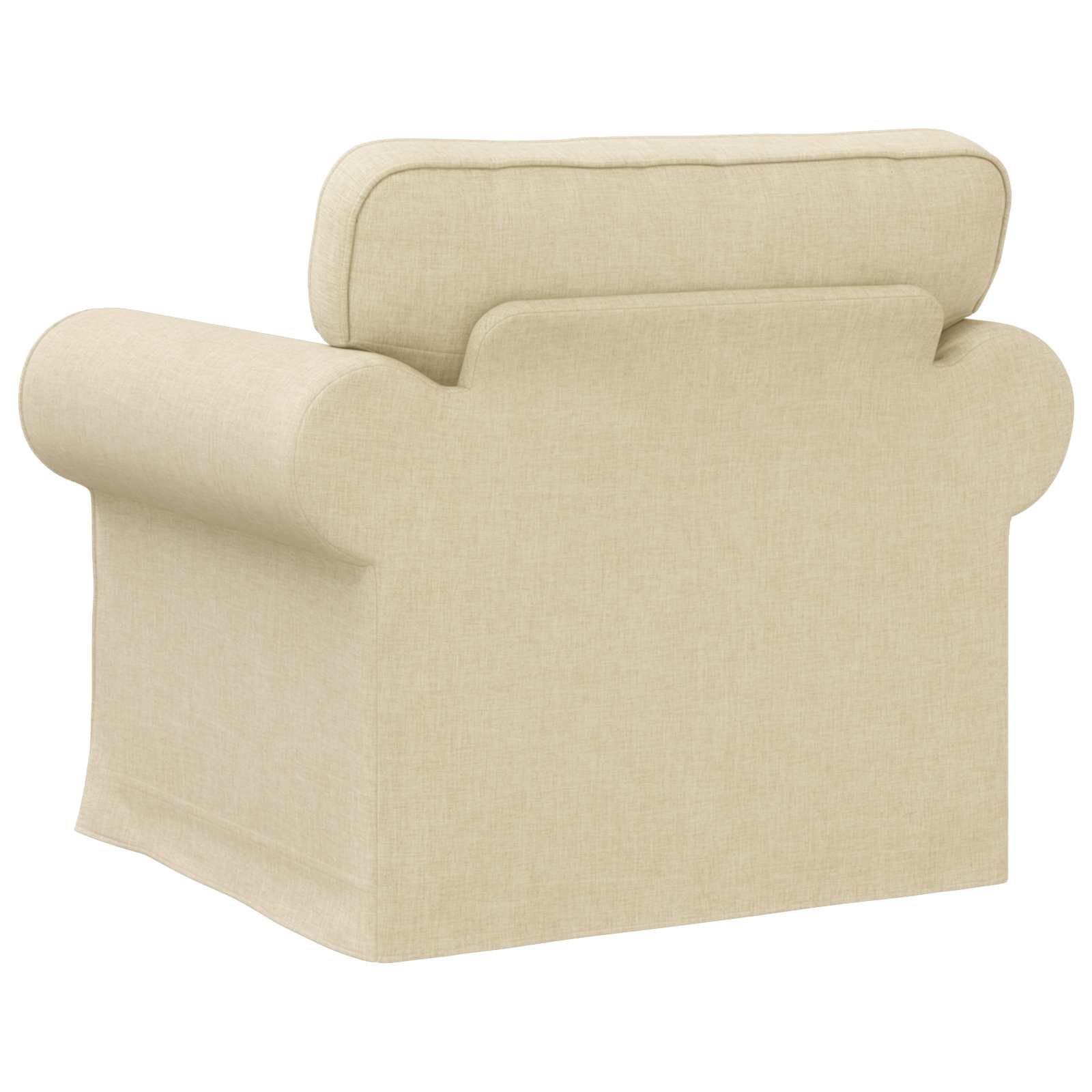Divano Crema 215 x 82 x 80 cm Metallo 42024297