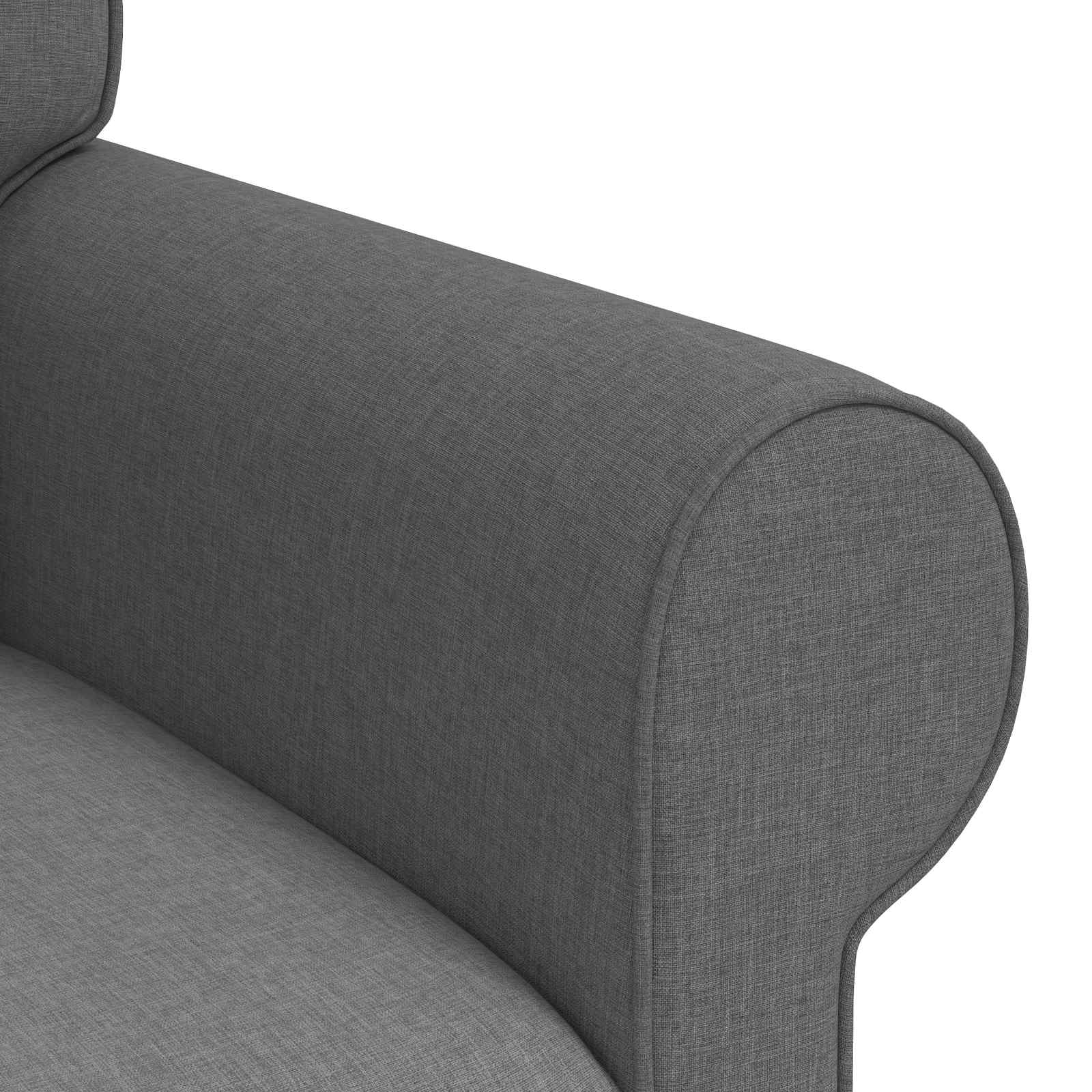 Divano Grigio scuro 215 x 82 x 80 cm Metallo 42024300