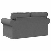 Divano Grigio scuro 215 x 82 x 80 cm Metallo 42024300