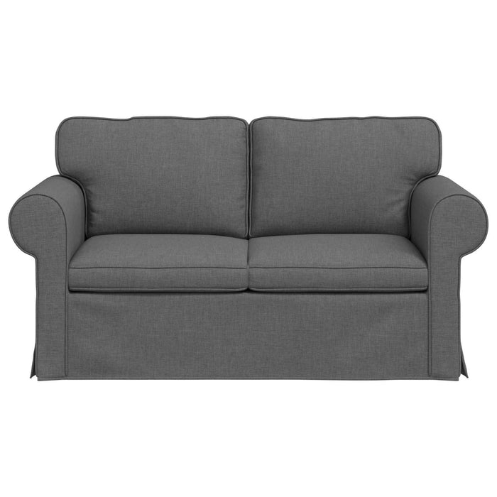 Divano Grigio scuro 215 x 82 x 80 cm Metallo 42024300