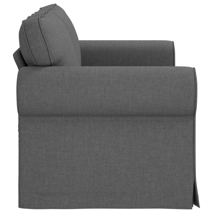 Divano Grigio scuro 215 x 82 x 80 cm Metallo 42024300