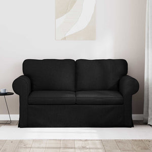 Divano Nero 215 x 82 x 80 cm Metallo 42024301