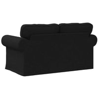 Divano Nero 215 x 82 x 80 cm Metallo 42024301