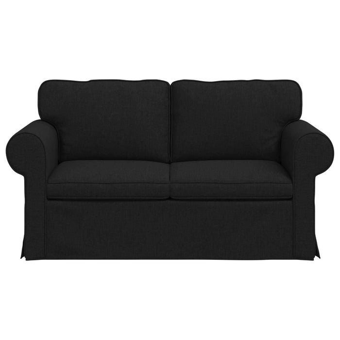Divano Nero 215 x 82 x 80 cm Metallo 42024301