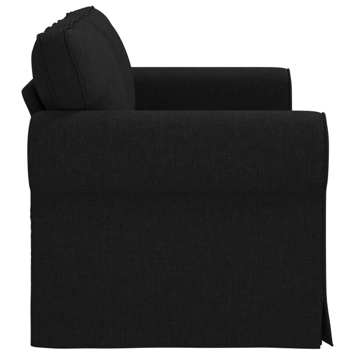 Divano Nero 215 x 82 x 80 cm Metallo 42024301