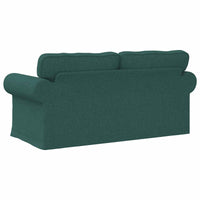 Divano Verde Scuro 215 x 82 x 80 cm Metallo 42024309